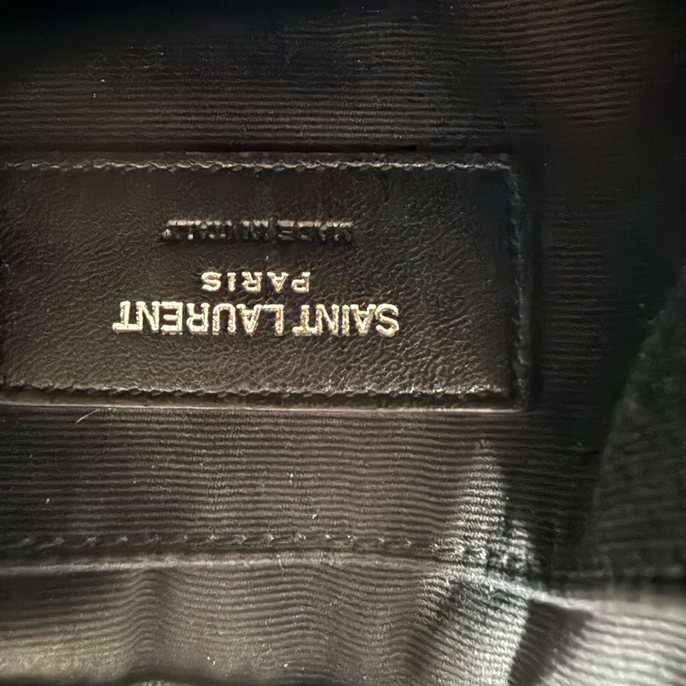 Yves Saint Laurent Black Clutch - Picture 8 of 8